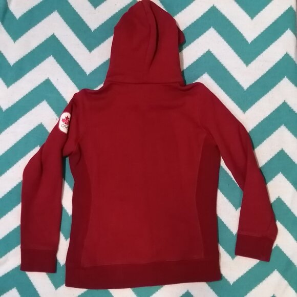 🇨🇦 HBC Team Canada Crested Hoodie, Red (Vancouver 2010) - Picture 9 of 9